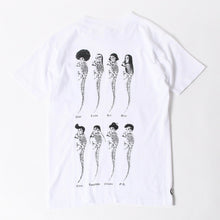 画像をギャラリービューアに読み込む, 新品同様 CHROME HEARTS クロムハーツ × FOTI フォティ JARVIS ジャービス 半袖Tシャツ サイズS マルチプリント ホワイト ブラック 中古 4a005692