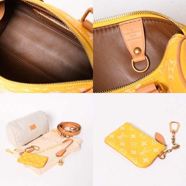 極美品 LOUIS VUITTON ルイヴィトン スピーディ P9 バンドリエール 25 ハンドバッグ M11562 イエロー 中古 4a005866