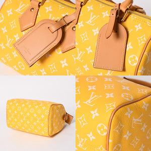 極美品 LOUIS VUITTON ルイヴィトン スピーディ P9 バンドリエール 25 ハンドバッグ M11562 イエロー 中古 4a005866