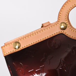 極美品 LOUIS VUITTON ルイヴィトン ロクスバリー ドライブ ショルダーバッグ M91995 アマラント モノグラムヴェルニ SR2047 エナメル ゴールド金具 中古 4a005808
