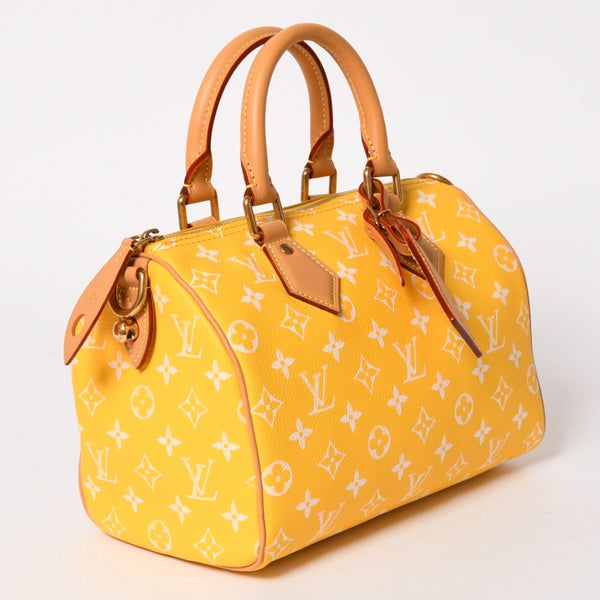 極美品 LOUIS VUITTON ルイヴィトン スピーディ P9 バンドリエール 25 ハンドバッグ M11562 イエロー 中古 4a005866