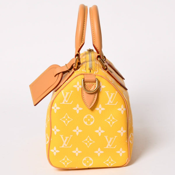 極美品 LOUIS VUITTON ルイヴィトン スピーディ P9 バンドリエール 25 ハンドバッグ M11562 イエロー 中古 4a005866