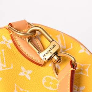 極美品 LOUIS VUITTON ルイヴィトン スピーディ P9 バンドリエール 25 ハンドバッグ M11562 イエロー 中古 4a005866