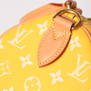 極美品 LOUIS VUITTON ルイヴィトン スピーディ P9 バンドリエール 25 ハンドバッグ M11562 イエロー 中古 4a005866