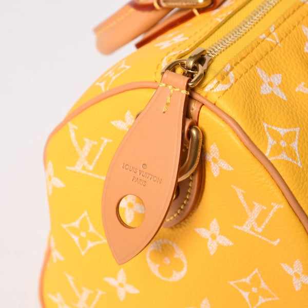 極美品 LOUIS VUITTON ルイヴィトン スピーディ P9 バンドリエール 25 ハンドバッグ M11562 イエロー 中古 4a005866