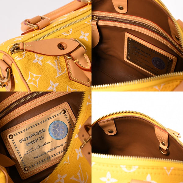 極美品 LOUIS VUITTON ルイヴィトン スピーディ P9 バンドリエール 25 ハンドバッグ M11562 イエロー 中古 4a005866