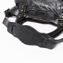 将图片加载到图库查看器，BALENCIAGA バレンシアガ ザ ファースト ハンドバッグ ショルダーバッグ 103208 ラムスキン ダークグレー メタルブラック金具 2way 美品 中古 4a005480