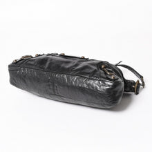 将图片加载到图库查看器，BALENCIAGA バレンシアガ ザ ファースト ハンドバッグ ショルダーバッグ 103208 ラムスキン ダークグレー メタルブラック金具 2way 美品 中古 4a005480