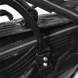 極美品 BALENCIAGA バレンシアガ Riva City リヴァ シティ 2WAY ハンドバッグ ショルダーバッグ ブラック レザー 266433 中古 4a005486