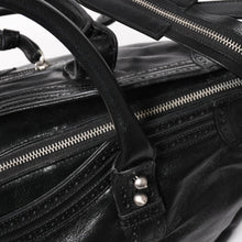 将图片加载到图库查看器，極美品 BALENCIAGA バレンシアガ Riva City リヴァ シティ 2WAY ハンドバッグ ショルダーバッグ ブラック レザー 266433 中古 4a005486