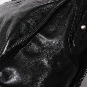 極美品 BALENCIAGA バレンシアガ Riva City リヴァ シティ 2WAY ハンドバッグ ショルダーバッグ ブラック レザー 266433 中古 4a005486
