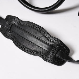 極美品 BALENCIAGA バレンシアガ Riva City リヴァ シティ 2WAY ハンドバッグ ショルダーバッグ ブラック レザー 266433 中古 4a005486