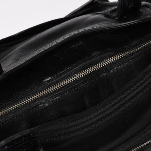 極美品 BALENCIAGA バレンシアガ Riva City リヴァ シティ 2WAY ハンドバッグ ショルダーバッグ ブラック レザー 266433 中古 4a005486