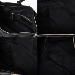 極美品 BALENCIAGA バレンシアガ Riva City リヴァ シティ 2WAY ハンドバッグ ショルダーバッグ ブラック レザー 266433 中古 4a005486