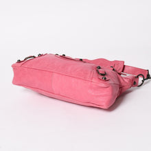 将图片加载到图库查看器，極美品 BALENCIAGA バレンシアガ ザ・ファースト 2WAY ハンドバッグ ショルダーバッグ レザー 103208 ピンク ブロンズ金具 中古 4a005481
