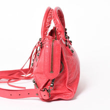 Load image into Gallery viewer, BALENCIAGA バレンシアガ クラシックミニシティ 2WAY ハンドバッグ ショルダーバッグ レザー レッド ピンク 300295 美品 中古 4a005478