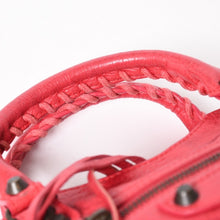 Load image into Gallery viewer, BALENCIAGA バレンシアガ クラシックミニシティ 2WAY ハンドバッグ ショルダーバッグ レザー レッド ピンク 300295 美品 中古 4a005478
