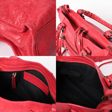 Load image into Gallery viewer, BALENCIAGA バレンシアガ クラシックミニシティ 2WAY ハンドバッグ ショルダーバッグ レザー レッド ピンク 300295 美品 中古 4a005478