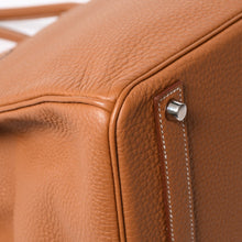 将图片加载到图库查看器，新品同様品 HERMES エルメス バーキン40 ゴールド トゴ 40cm □Q刻印 シルバー金具 ハンドバッグ 中古 4a005687