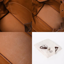 将图片加载到图库查看器，新品同様品 HERMES エルメス バーキン40 ゴールド トゴ 40cm □Q刻印 シルバー金具 ハンドバッグ 中古 4a005687