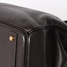 将图片加载到图库查看器，極美品 HERMES エルメス Haut a Courroies40 オータクロア40 ハンドバッグ トゴ ブラウン ブロンズ金具 ◻︎F刻印 中古 4a005619