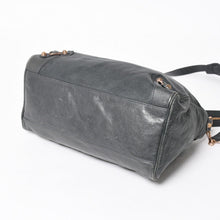 画像をギャラリービューアに読み込む, BALENCIAGA バレンシアガ ザ・ヴェロ ショルダー ハンドバッグ 2way 282010 レザー シャンパンゴールド金具 グレー 美品 中古 4a005484