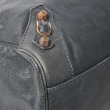 画像をギャラリービューアに読み込む, BALENCIAGA バレンシアガ ザ・ヴェロ ショルダー ハンドバッグ 2way 282010 レザー シャンパンゴールド金具 グレー 美品 中古 4a005484