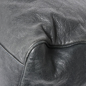 BALENCIAGA バレンシアガ ザ・ヴェロ ショルダー ハンドバッグ 2way 282010 レザー シャンパンゴールド金具 グレー 美品 中古 4a005484