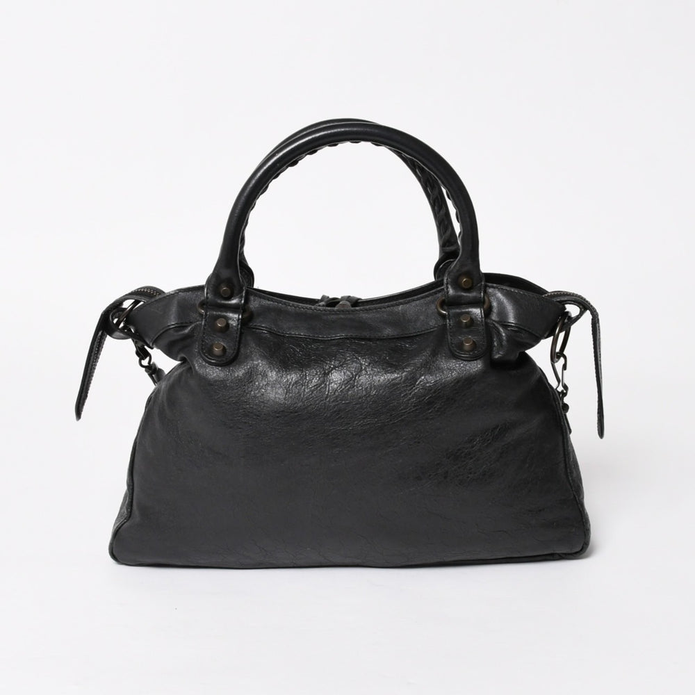 BALENCIAGA バレンシアガ 2WAY ハンドバッグ ショルダーバッグ ザ・タウン 240579 ブラック 美品 中古 4a005483