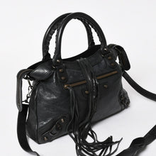 Load image into Gallery viewer, BALENCIAGA バレンシアガ 2WAY ハンドバッグ ショルダーバッグ ザ・タウン 240579 ブラック 美品 中古 4a005483