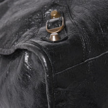 Load image into Gallery viewer, BALENCIAGA バレンシアガ 115748 ザ・シティ 黒 ブラック レザー ブロンズ金具 2WAY ハンドバッグ ショルダーバッグ 美品 中古 4a005416