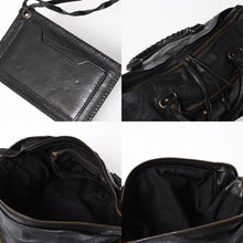Load image into Gallery viewer, BALENCIAGA バレンシアガ 115748 ザ・シティ 黒 ブラック レザー ブロンズ金具 2WAY ハンドバッグ ショルダーバッグ 美品 中古 4a005416