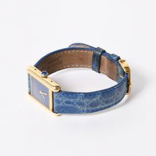 Load image into Gallery viewer, CARTIER カルティエ マストタンク SMサイズ ヴェルメイユ 腕時計 手巻き ラピスブルーダイヤル 美品 中古 4a005352