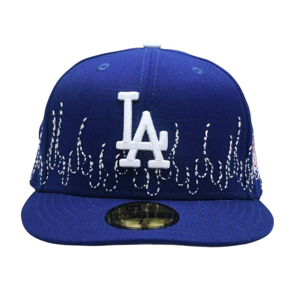 New and unused NEW ERA New Era Cap Los Angeles Dodgers Loso Custom Model One-of-a-kind Blue 59FIFTY Size 7 1/4 57.7cm Used 4a005535