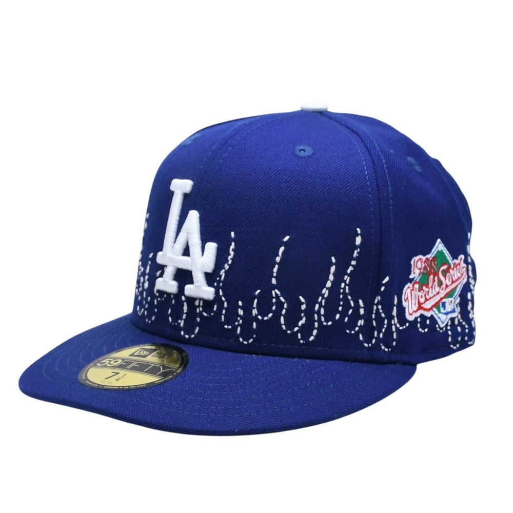 New and unused NEW ERA New Era Cap Los Angeles Dodgers Loso Custom Model One-of-a-kind Blue 59FIFTY Size 7 1/4 57.7cm Used 4a005535