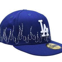 画像をギャラリービューアに読み込む, 新品未使用品 NEW ERA ニューエラ キャップ Los Angeles Dodgers ロサンゼルスドジャーズ カスタムモデル ブルー 59FIFTY サイズ7 1/4 57.7cm 中古 4a005535