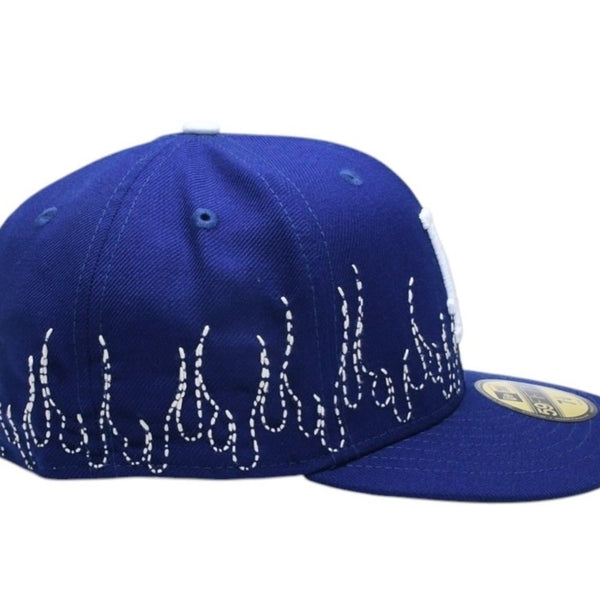 New and unused NEW ERA New Era Cap Los Angeles Dodgers Loso Custom Model One-of-a-kind Blue 59FIFTY Size 7 1/4 57.7cm Used 4a005535