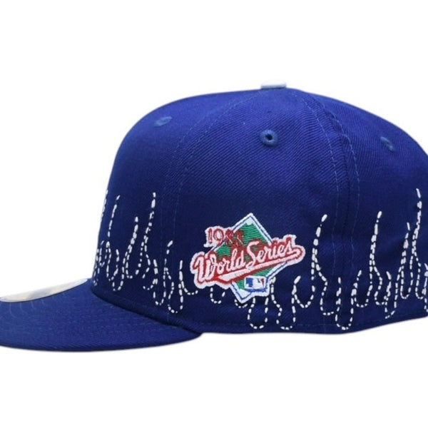 New and unused NEW ERA New Era Cap Los Angeles Dodgers Loso Custom Model One-of-a-kind Blue 59FIFTY Size 7 1/4 57.7cm Used 4a005535