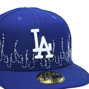 New and unused NEW ERA New Era Cap Los Angeles Dodgers Loso Custom Model One-of-a-kind Blue 59FIFTY Size 7 1/4 57.7cm Used 4a005535