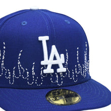 画像をギャラリービューアに読み込む, 新品未使用品 NEW ERA ニューエラ キャップ Los Angeles Dodgers ロサンゼルスドジャーズ カスタムモデル ブルー 59FIFTY サイズ7 1/4 57.7cm 中古 4a005535