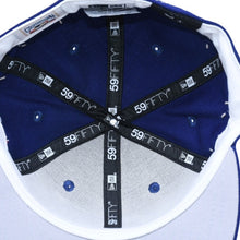 画像をギャラリービューアに読み込む, 新品未使用品 NEW ERA ニューエラ キャップ Los Angeles Dodgers ロサンゼルスドジャーズ カスタムモデル ブルー 59FIFTY サイズ7 1/4 57.7cm 中古 4a005535