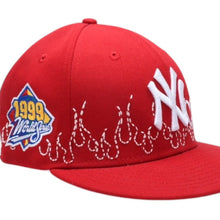 画像をギャラリービューアに読み込む, 極美品 NEW ERA ニューエラ キャップ NY Yankees ニューヨークヤンキース カスタムモデル レッド ハートロゴ 59FIFTY サイズ7 1/8 56.8cm 中古 4a005534