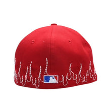 画像をギャラリービューアに読み込む, 極美品 NEW ERA ニューエラ キャップ NY Yankees ニューヨークヤンキース カスタムモデル レッド ハートロゴ 59FIFTY サイズ7 1/8 56.8cm 中古 4a005534