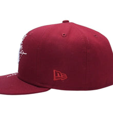画像をギャラリービューアに読み込む, 新品同様品 NEW ERA ニューエラ キャップ NY Yankees ニューヨークヤンキース ワインレッド カスタムモデル Spiderweb 59FIFTY サイズ7 3/8 58.7cm 中古 4a005533