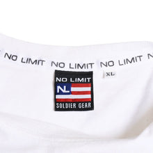 画像をギャラリービューアに読み込む, NO LIMIT ノーリミット Master P マスターピー 半袖 Tシャツ ホワイト レッド ブルー イエロー 美品 中古 4a005489