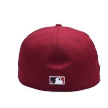 画像をギャラリービューアに読み込む, 新品同様品 NEW ERA ニューエラ キャップ NY Yankees ニューヨークヤンキース ワインレッド カスタムモデル Spiderweb 59FIFTY サイズ7 3/8 58.7cm 中古 4a005533