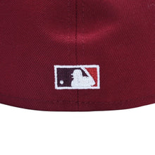 画像をギャラリービューアに読み込む, 新品同様品 NEW ERA ニューエラ キャップ NY Yankees ニューヨークヤンキース ワインレッド カスタムモデル Spiderweb 59FIFTY サイズ7 3/8 58.7cm 中古 4a005533