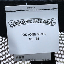 将图片加载到图库查看器，新品同様 CHROME HEARTS クロムハーツ トラッカーキャップ メッシュ カモ柄 クロスボール コットン ポリエステル シルバー925 中古 4a005564