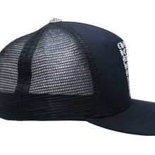 画像をギャラリービューアに読み込む, 極美品 CHROME HEARTS クロムハーツ TRUCKER CAP EYECHART アイチャート トラッカーキャップ OS 53-60cm ブラック メッシュ 中古 4a005593