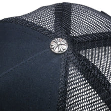 画像をギャラリービューアに読み込む, 極美品 CHROME HEARTS クロムハーツ TRUCKER CAP EYECHART アイチャート トラッカーキャップ OS 53-60cm ブラック メッシュ 中古 4a005593